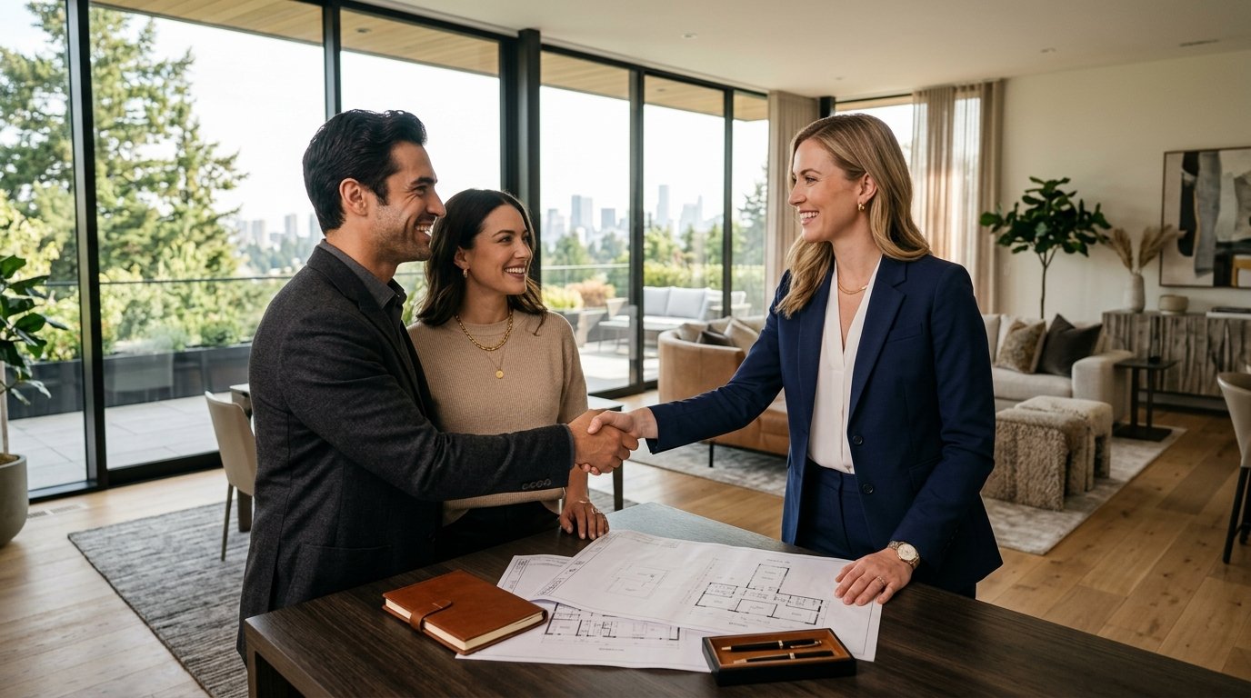 Trust in Luxury Real Estate - Shrine Advisors with Clients